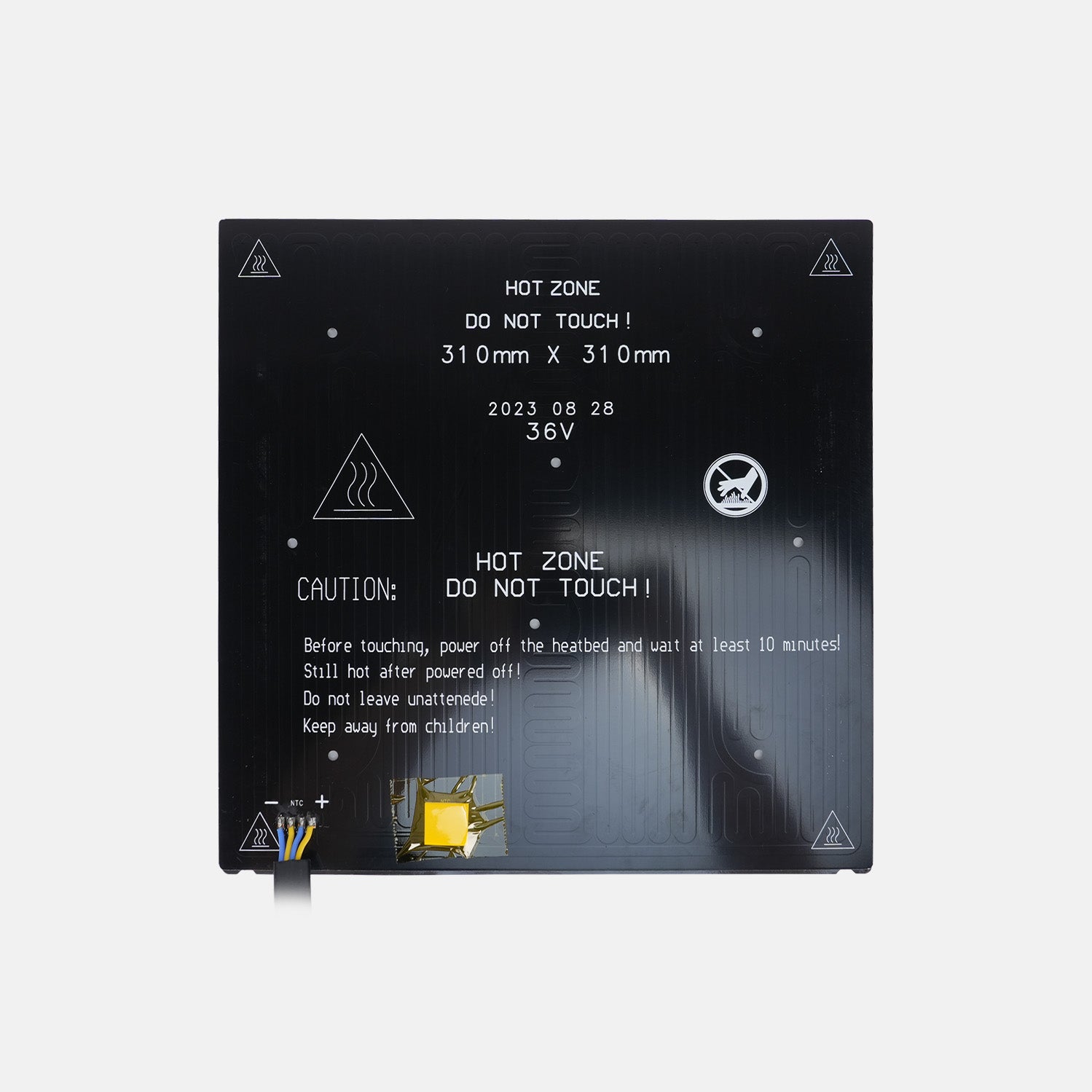 Kit de cama calefactora de aluminio X3 Plus + lámina magnética flexible