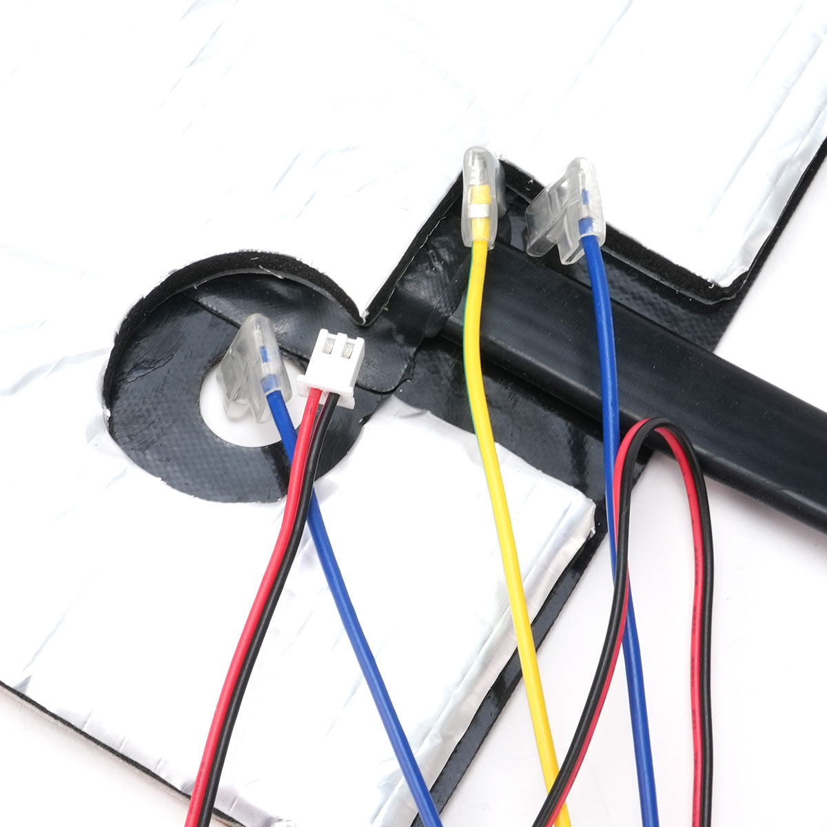 Kit de cama calefactable de silicona y algodón con aislamiento Genius-Pro + conexión de cable plano