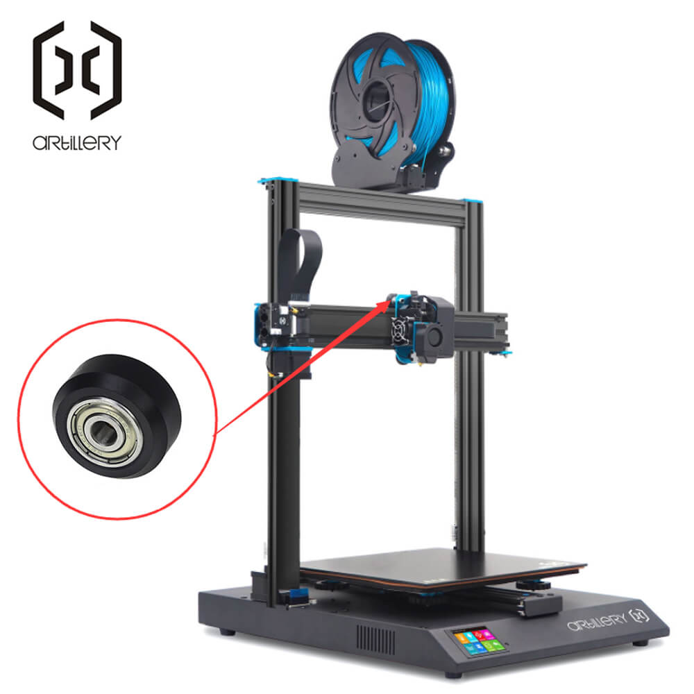 ARTILLERY 3D PRINTER 24.1mm Bearing Pullery Universal Wheels